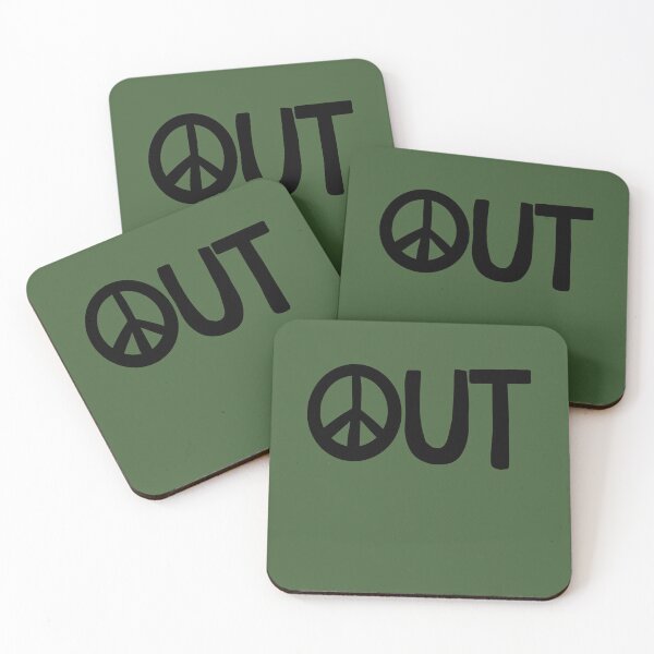 Item preview, Peace Out designed and sold by FrictionMaxxing.