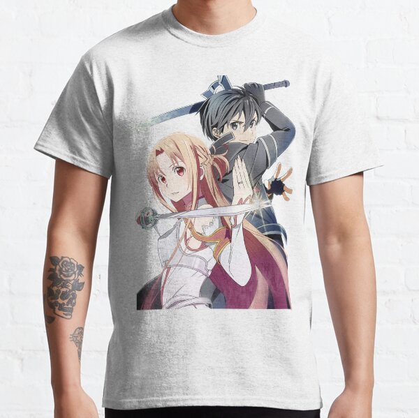 Sword Art Online - Asuna et Kirito T-shirt classique