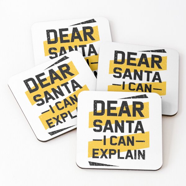 Item preview, Dear Santa I Can Explain - Santa Shirt - Christmas Gift Tee - Secret Santa Gift Shirt designed and sold by Melcu.