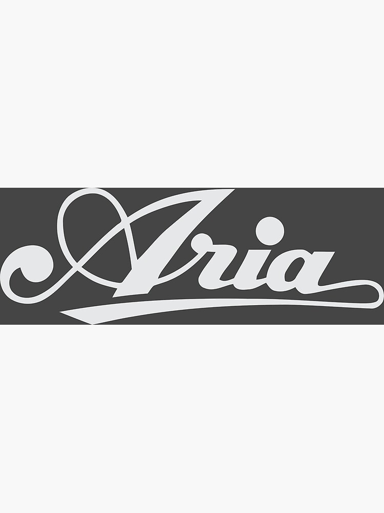 "Aria Guitars " Poster by aulm Redbubble