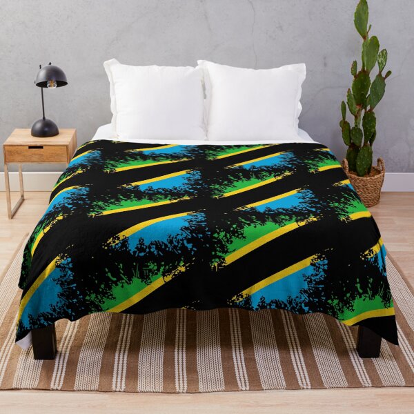 Item preview, Tanzania flag color splashes designed and sold by 1681830934131.