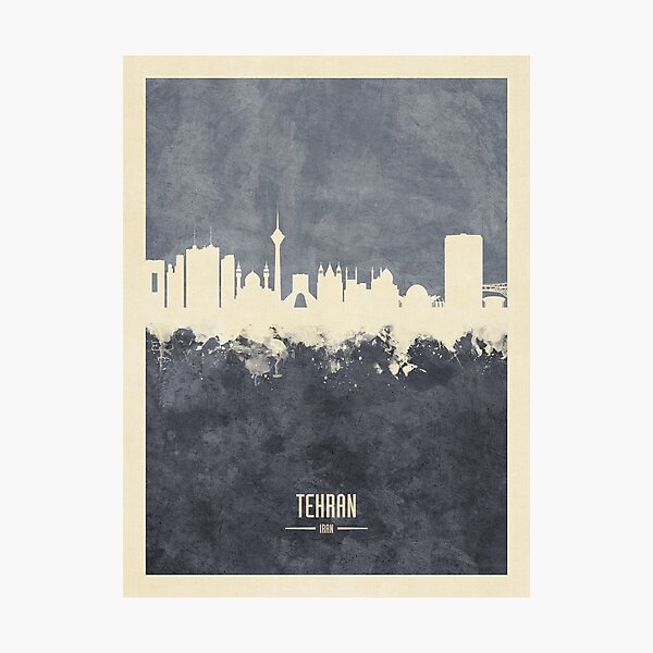 Item preview, Tehran Iran Skyline designed and sold by MICHAEL TOMPSETT.