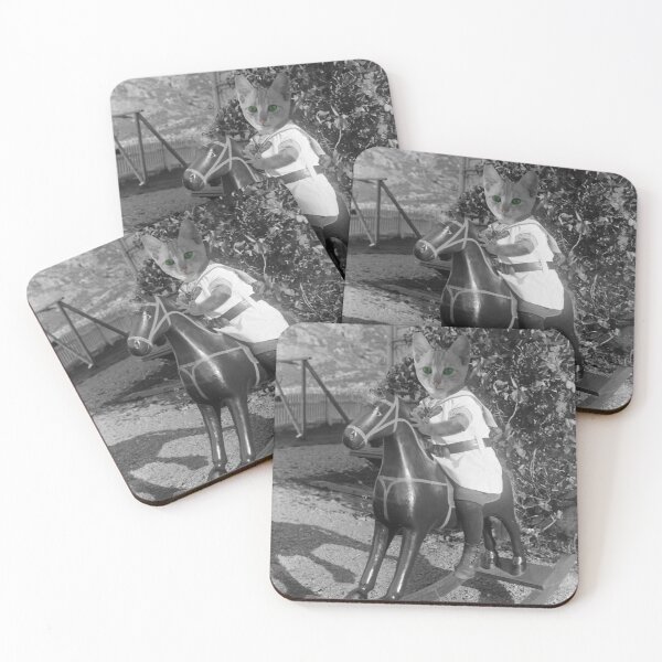 Item preview, Gatito caballito balancín designed and sold by Loveday Funck.