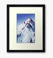 The descent Framed Print