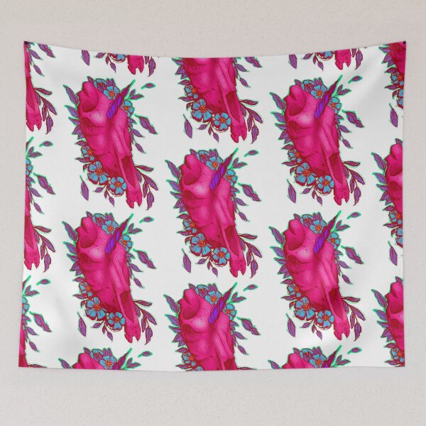 Item preview, Unicorn Skull Blossom designed and sold by CJOrazi.