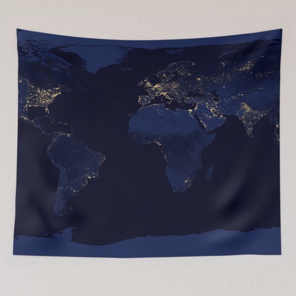 Item preview, The World at Night from Space designed and sold by emergentdesigns.