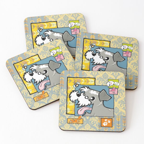 Item preview, Miniature Schnauzer - Salt and Pepper (Collage) designed and sold by TheChicken.