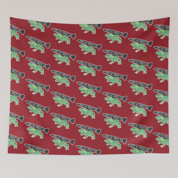 Item preview, Meet me under the MISSILE TOAD! (mistletoe) funny pun design designed and sold by hitechmom.