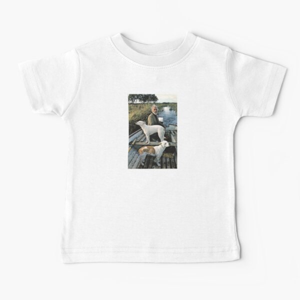 Beard Man Dogs Boat Baby T-Shirt