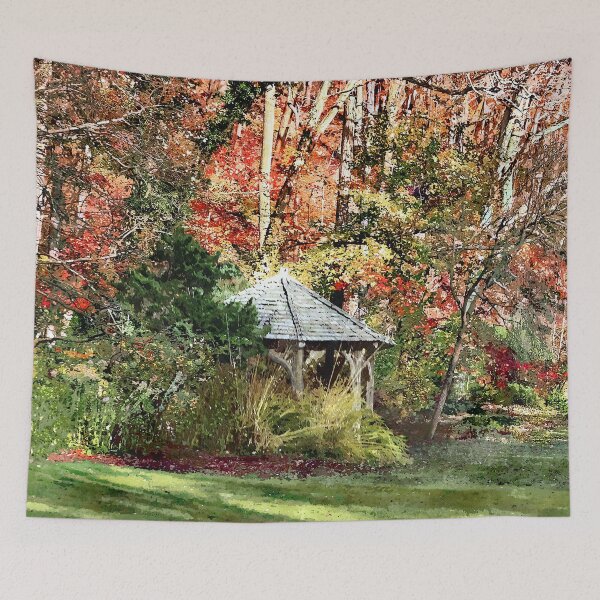 Item preview, Gazebo in Autumn Garden designed and sold by Susan Savad.