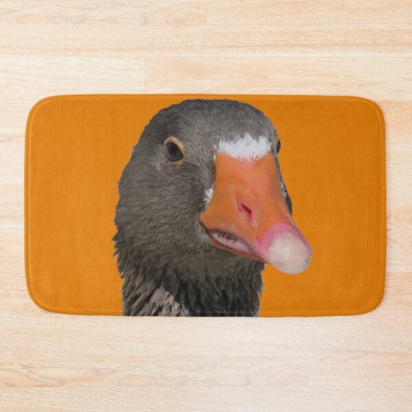 Item preview, Neck Up Photograph Portrait Of A Geeky Looking Brown Duck designed and sold by taiche.