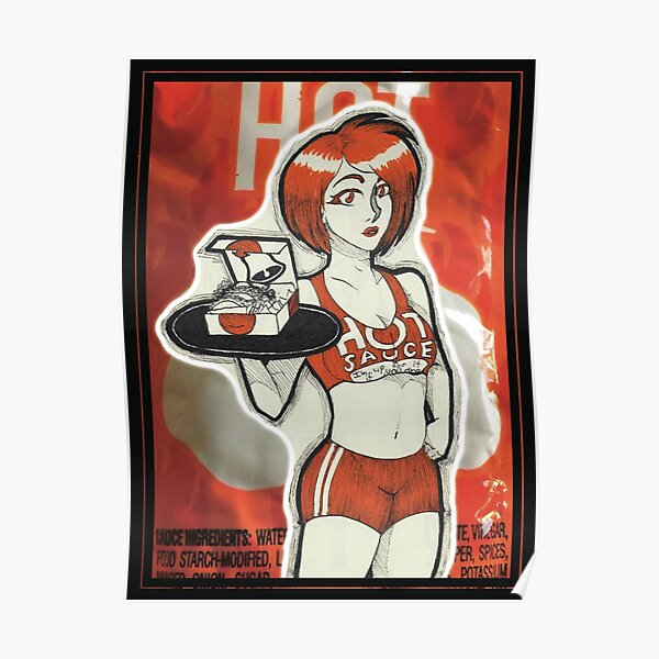 Taco Belle Hot Sauce Waifu Poster For Sale By Emibaartstorm Redbubble