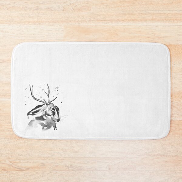 Item preview, Inky Jackalope Rabbit designed and sold by WhiteWolfeUK.