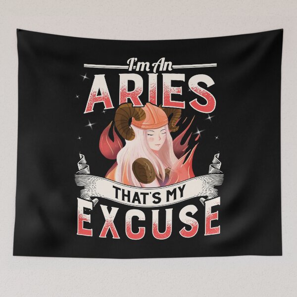 Item preview, Funny Aries Gift - Horoscope Gift, That's My Excuse - Zodiac designed and sold by kntranhoang.