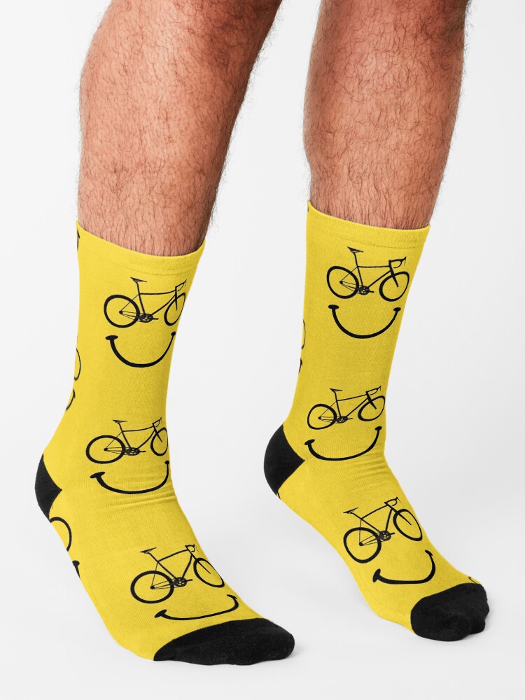 Alternate view of Bicycle Smiley Face Socks