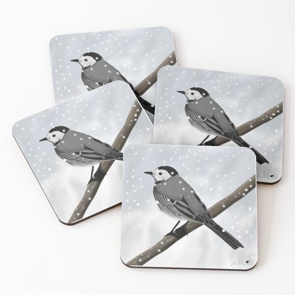 Item preview, White Wagtail Drawing Bird Art designed and sold by jz-birds.