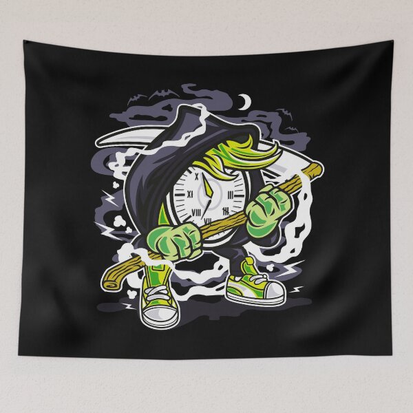 Item preview, Punk Hipster Hoodie Grim Reaper. designed and sold by emphatic.