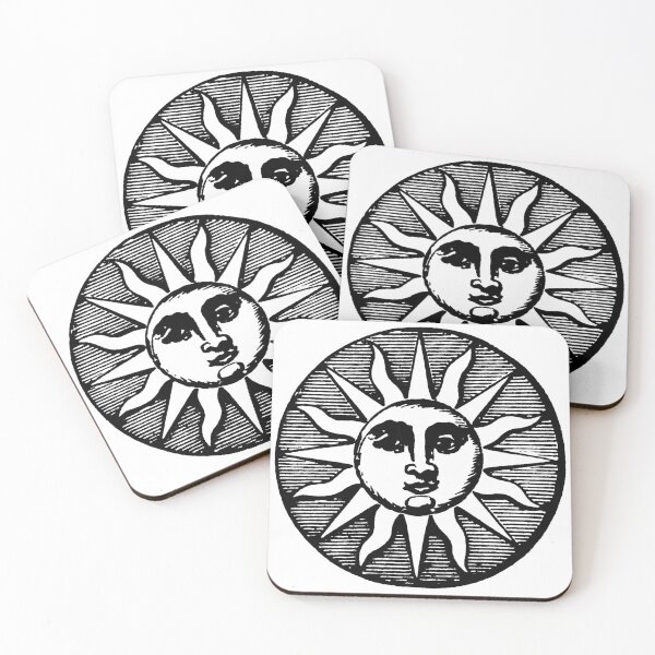 Item preview, Vintage - Symbols - Sun (B&W) designed and sold by imageresource.