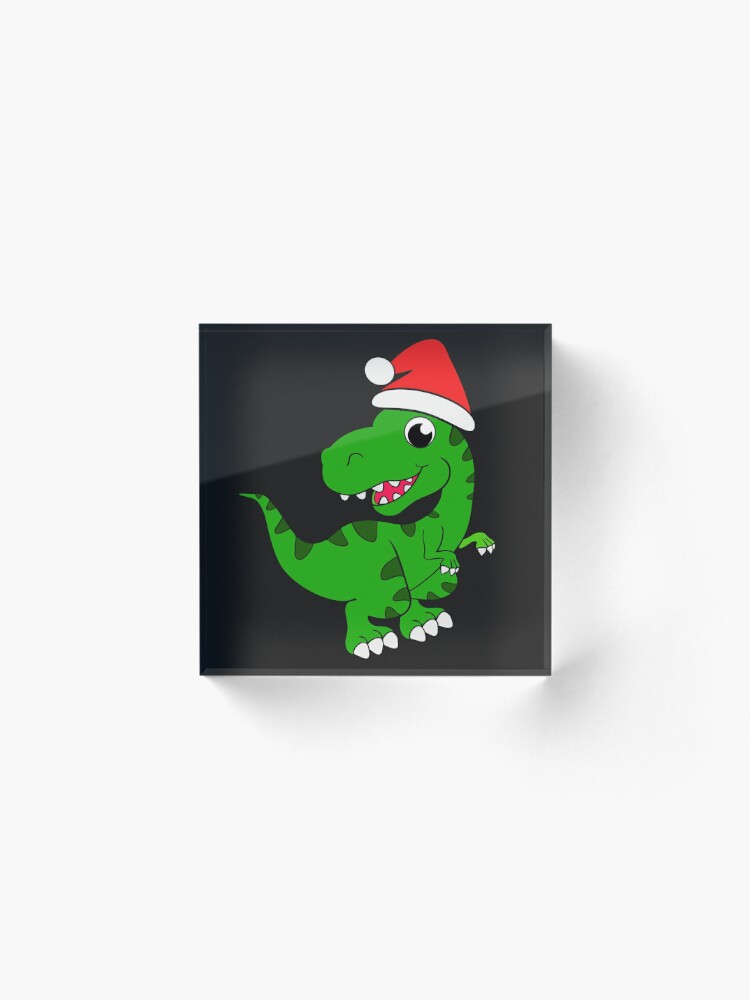 Download Santa Dinosaur Svg Christmas Dinosaur Svg Acrylic Block By Elenagerasimova Redbubble PSD Mockup Templates