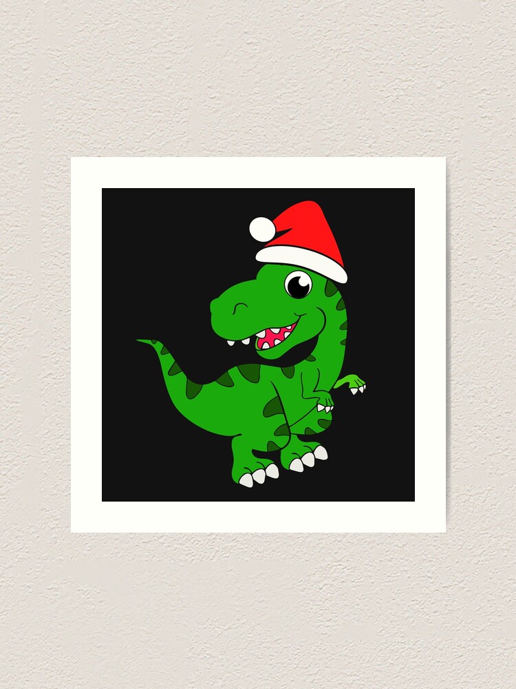 Download Santa Dinosaur Svg Christmas Dinosaur Svg Art Print By Elenagerasimova Redbubble PSD Mockup Templates