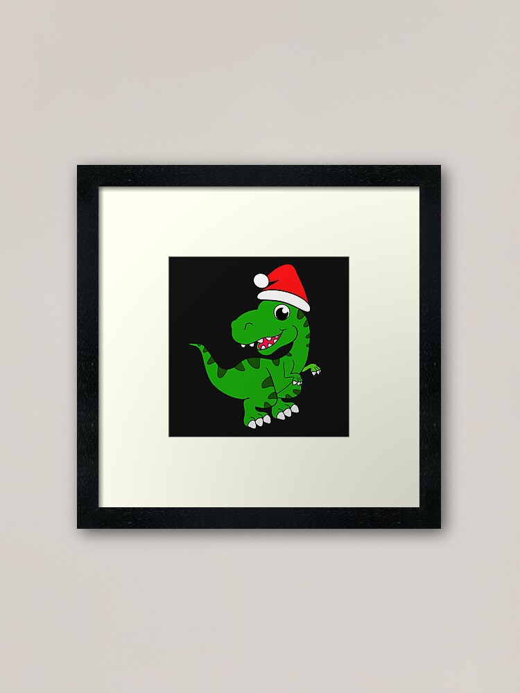 Download Santa Dinosaur Svg Christmas Dinosaur Svg Framed Art Print By Elenagerasimova Redbubble 3D SVG Files Ideas | SVG, Paper Crafts, SVG File