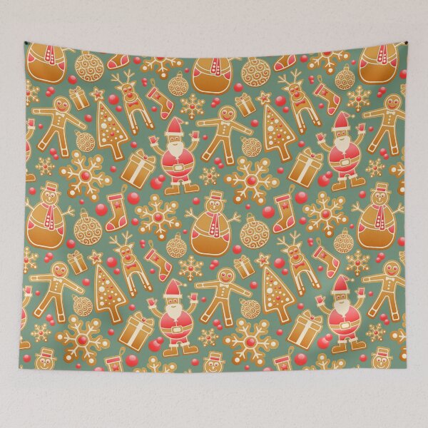 Item preview, pattern seamless gingerbread designed and sold by fariz yuhdi.