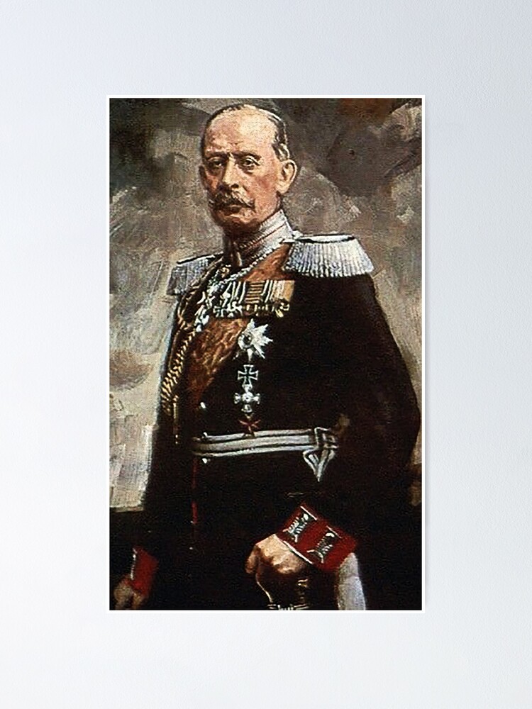 Alternate view of General Alfred Graf von Schlieffen, 1906 Poster