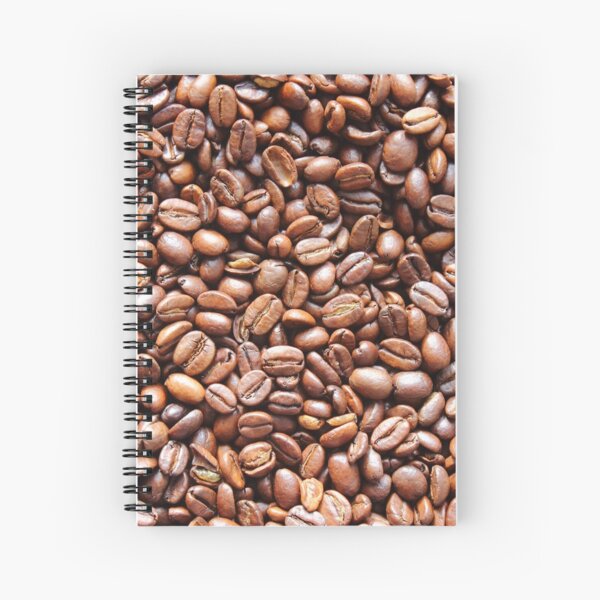 Full Of Beans Spiral Notebooks Redbubble - roasted coffee beans roblox