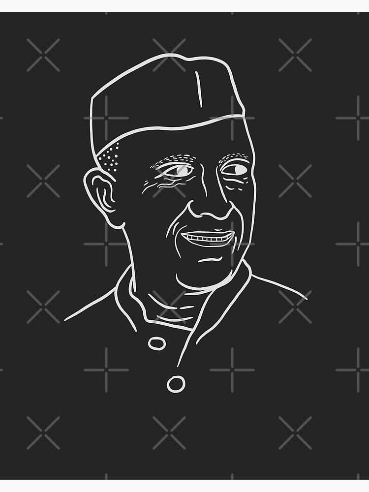 Free Vector Portrait of Jawaharlal Nehru Free Vector Download | FreeImages