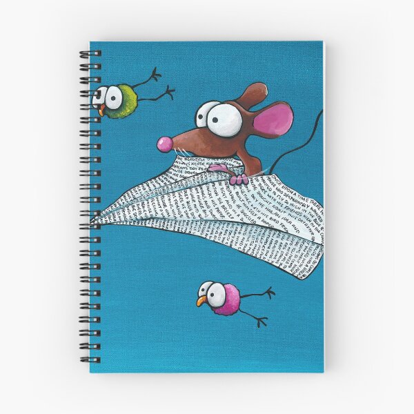 Item preview, Mouse in a Paper Plane designed and sold by StressieCat.
