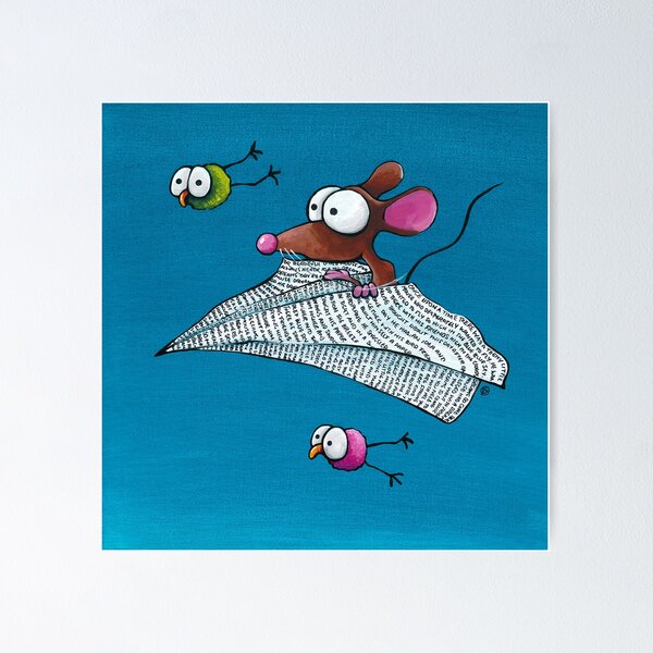 Whimsical Mouse Posters for Sale