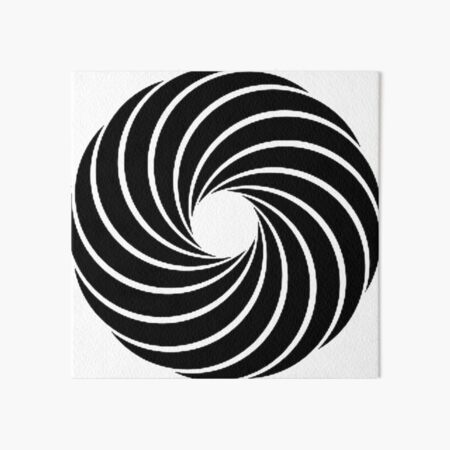 #Vortex, #spiral, #design, #pattern, illusion, modern, illustration, psychedelic, art, twist, curve, abstract Art Board Print