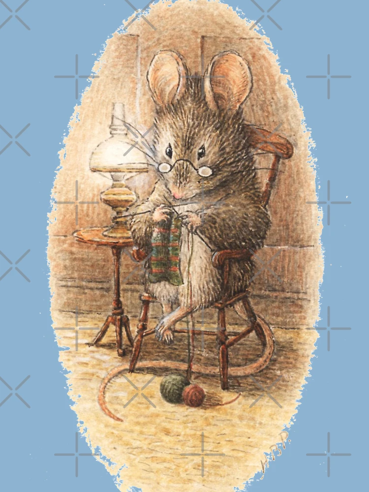 Knitting Mouse - Beatrix Potter Kids T-Shirt for Sale by forgottenbeauty