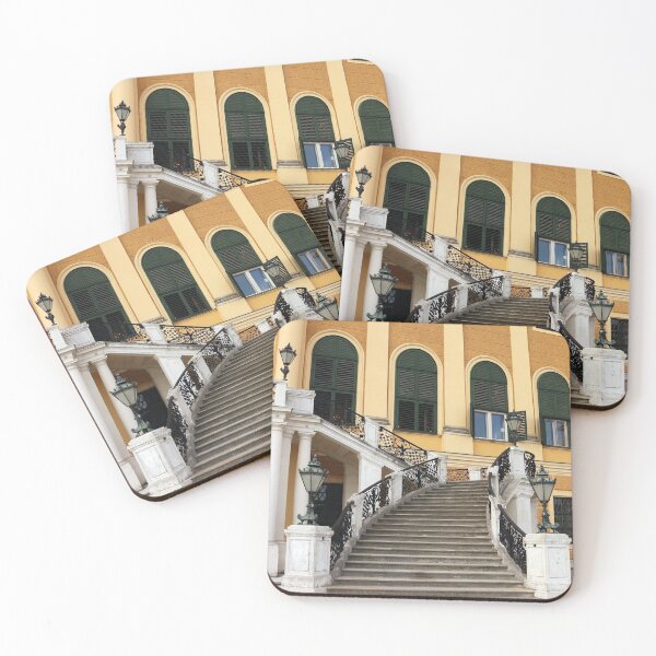 Item preview, old stone staircase and lanterns in Vienna Austria designed and sold by goceris.