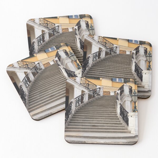 Item preview, old stone staircase and lanterns Vienna Austria designed and sold by goceris.
