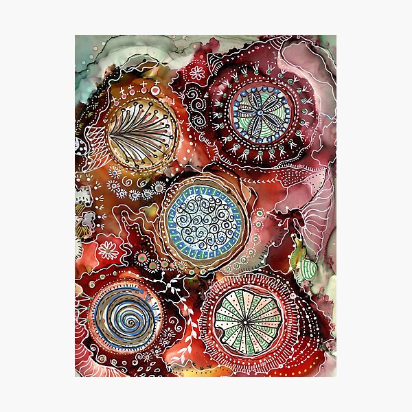 Bohemian Doodles Photographic Print