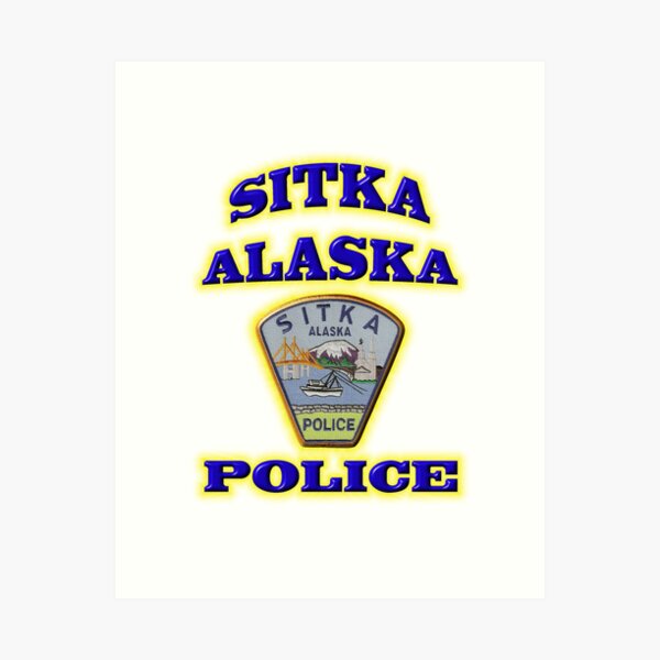 Item preview, Sitka Police designed and sold by Lawrence Baird.