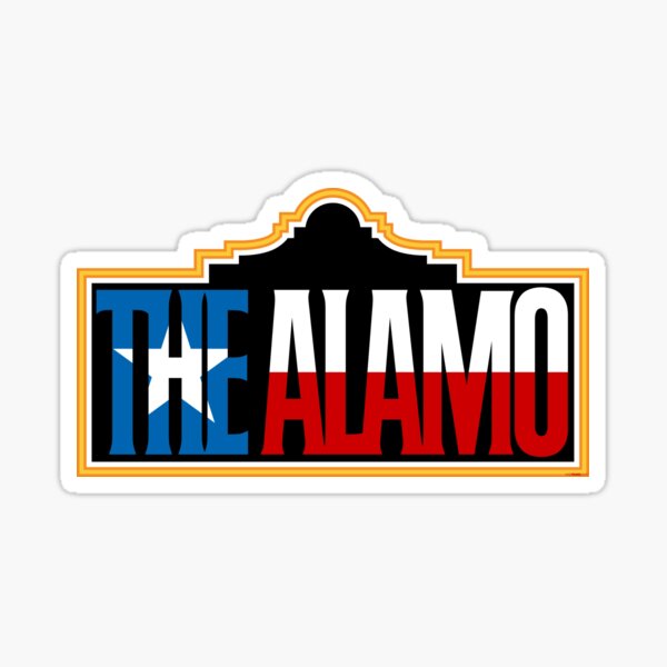 Item preview, THE ALAMO/TEXAS ART designed and sold by WOOFANG.