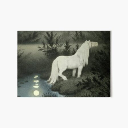 Item preview, “Water Sprite” Ghost Horse by Theodor Kittelsen  designed and sold by PatricianneK.