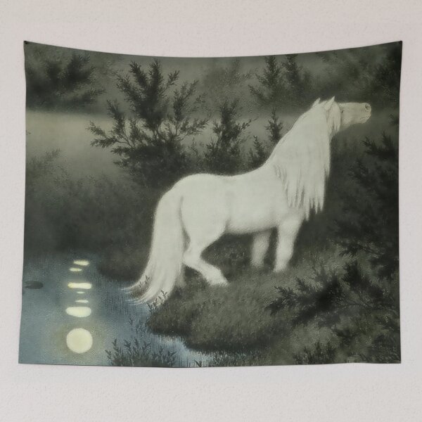 Item preview, Caballo fantasma “Water Sprite” de Theodor Kittelsen designed and sold by PatricianneK.