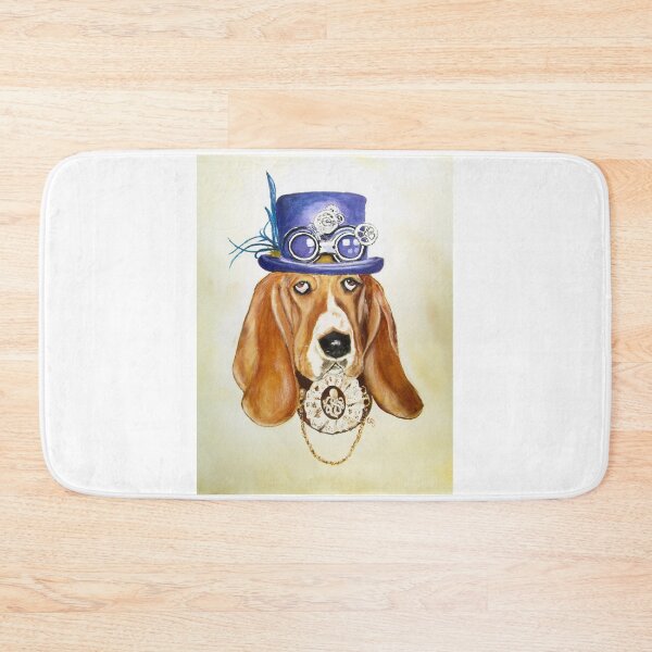 Item preview, Steampunk Basset Hound designed and sold by PaintedbyCarol.