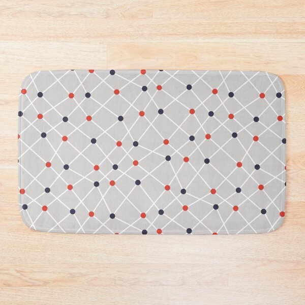 Item preview, Chemistry Class Doodles - Red and Blue on Gray designed and sold by Autumn Musick.