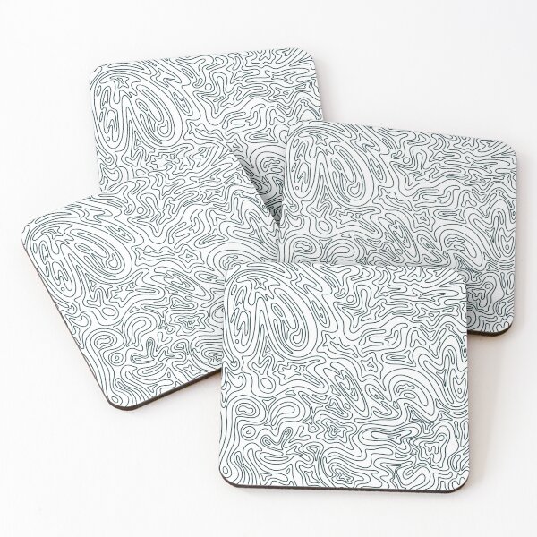 Item preview, Topographical Pattern designed and sold by hiddenruby.
