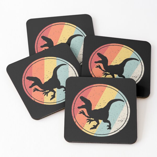 Item preview, Vintage Retro Velociraptor Dinosaur  designed and sold by Vanover Designs.