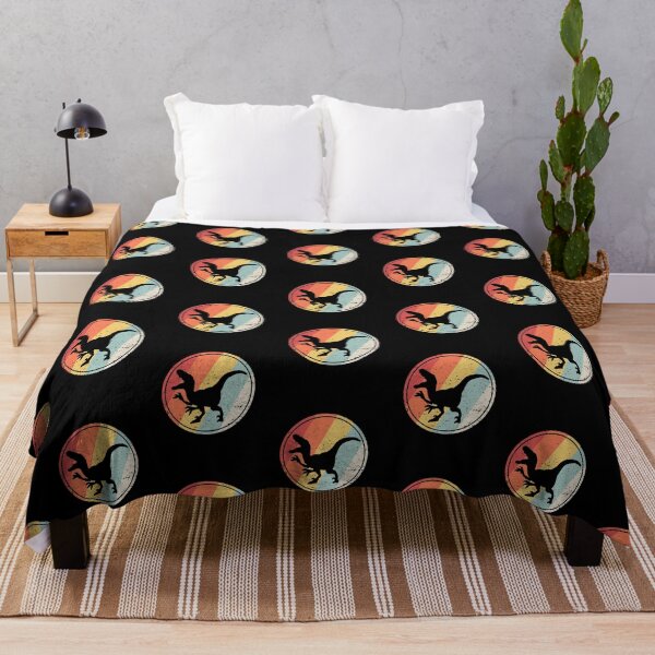 Item preview, Vintage Retro Velociraptor Dinosaur designed and sold by Vanover Designs.