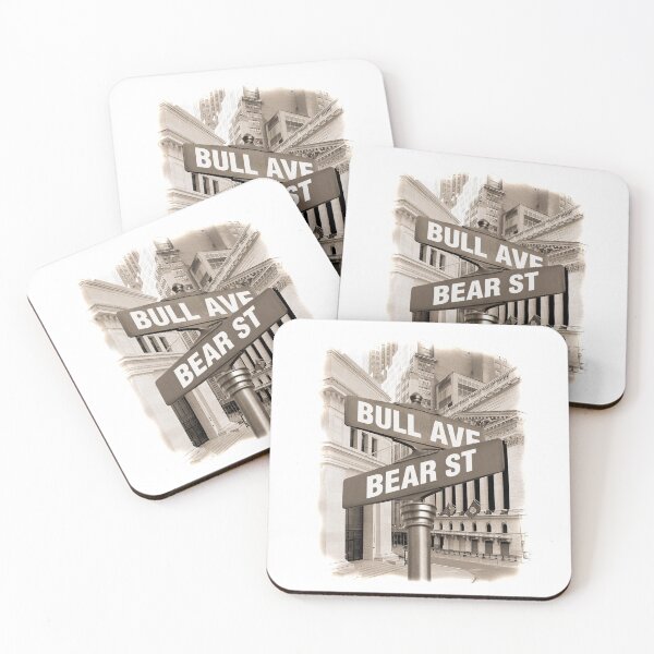 Item preview, Bull Avenue & Bear Street designed and sold by glasslion.