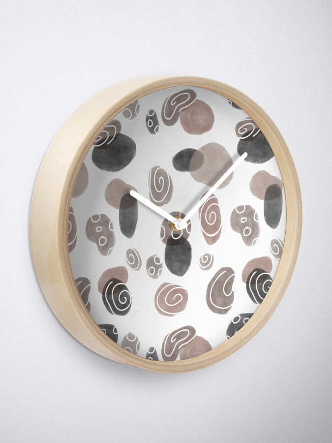 Alternate view of Pebbles Print Clock