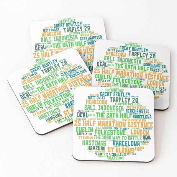 Item preview, 25 half marathons designed and sold by JaneWrenArt.