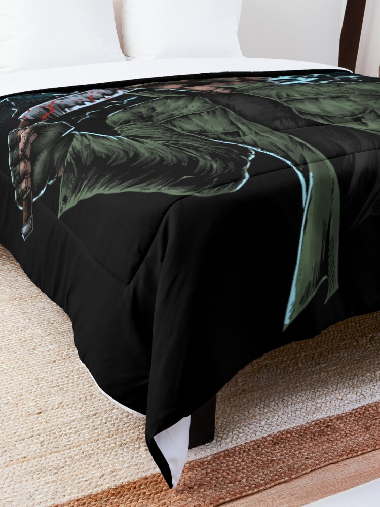 Alternate view of Jason hate teenagers Comforter
