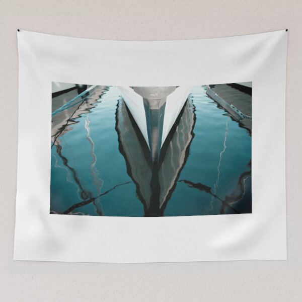 Item preview, Artistic, symmetrical water reflection of a boat hull designed and sold by U-WESTDESIGN.